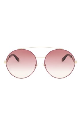 Женские солнцезащитные очки GIVENCHY темно-розового цвета по цене 22150 руб., арт. 7048 EYR | Фото 3 Женские солнцезащитные очки GIVENCHY темно-розового цвета, арт. 7048 EYR | Фото 3