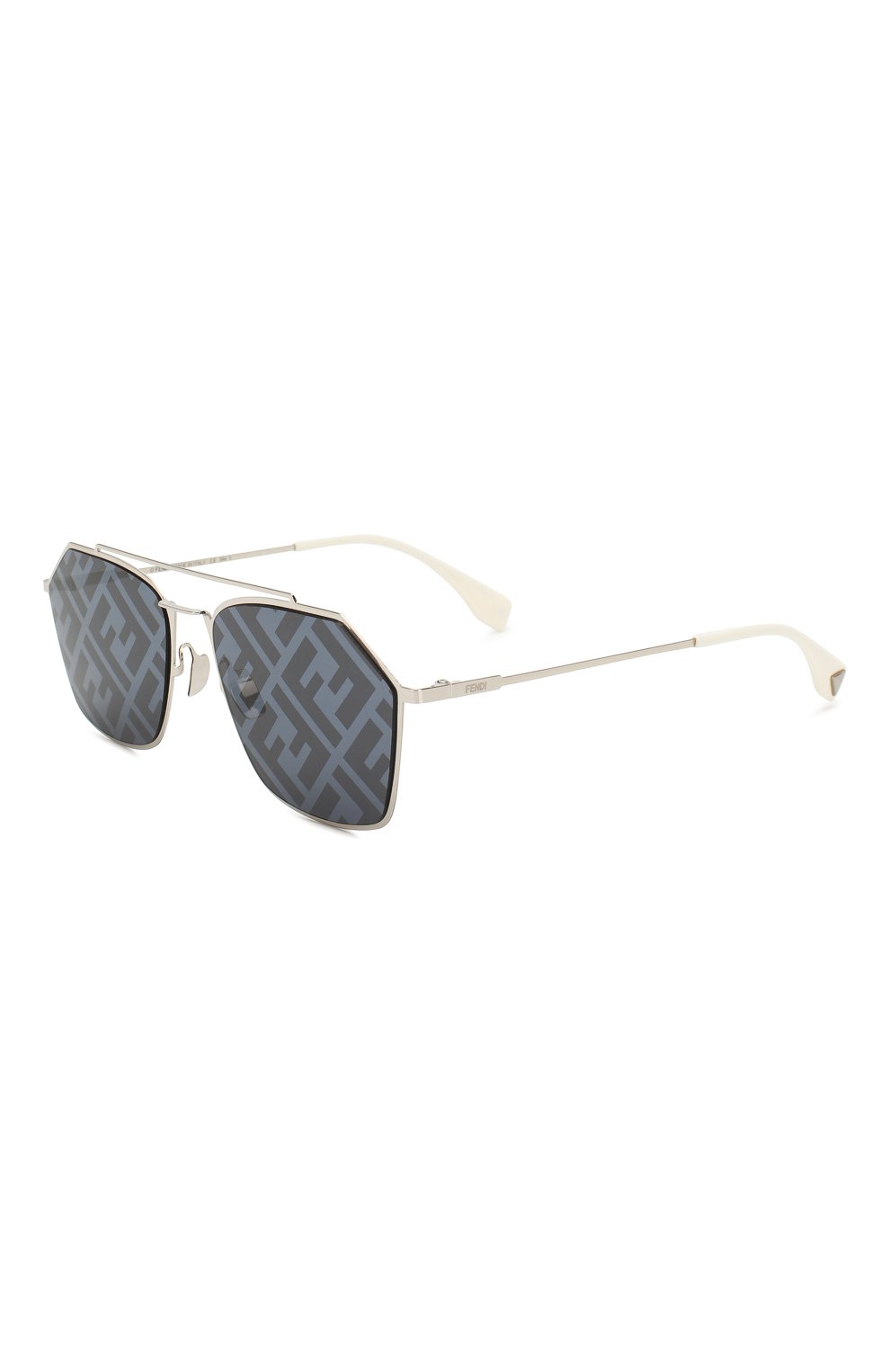 Женские солнцезащитные очки FENDI серебряного цвета, арт. M0022 85L | Фото 1