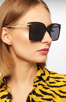 Женские черные солнцезащитные очки Givenchy, арт. 7130 807 купить в ЦУМ | Фото №2 Солнцезащитные очки Givenchy черные | Фото №2