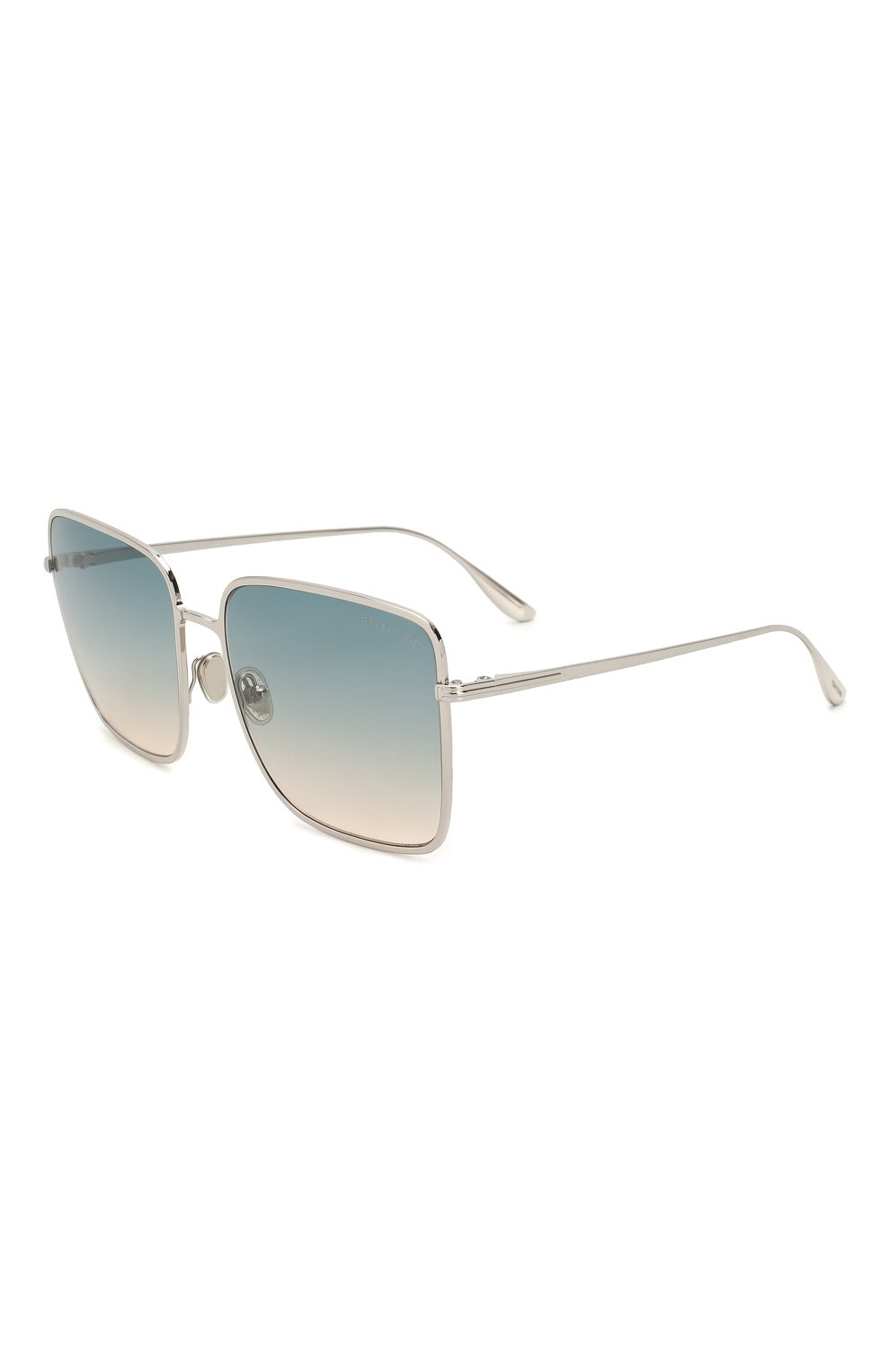 Женские солнцезащитные очки TOM FORD голубого цвета, арт. TF739 16P | Фото 1