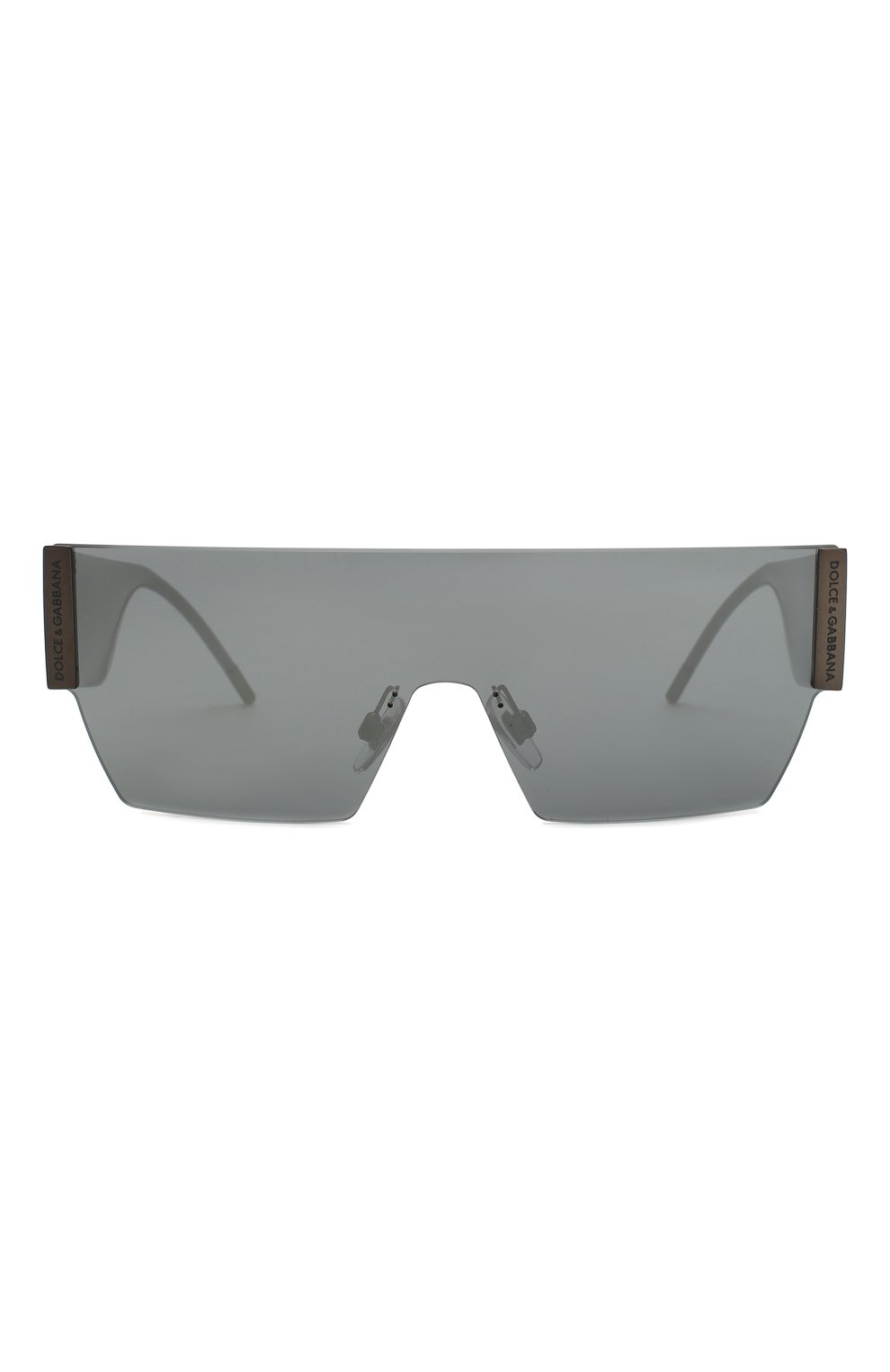 Мужские солнцезащитные очки DOLCE & GABBANA темно-серого цвета, арт. 2233-12866G | Фото 2 (Тип очков: С/з; Статус проверки: Требуются правки, Проверена категория; Очки форма: Маска, D-форма; Оптика Гендер: оптика-унисекс)