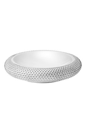 Блюдо на центр стола perles CHRISTOFLE серебряного цвета, арт. 04231597 | Фото 1 (Интерьер_коллекция: Perles (Silver Plated); Статус проверки: Проверена категория; Ограничения доставки: fragile-2)