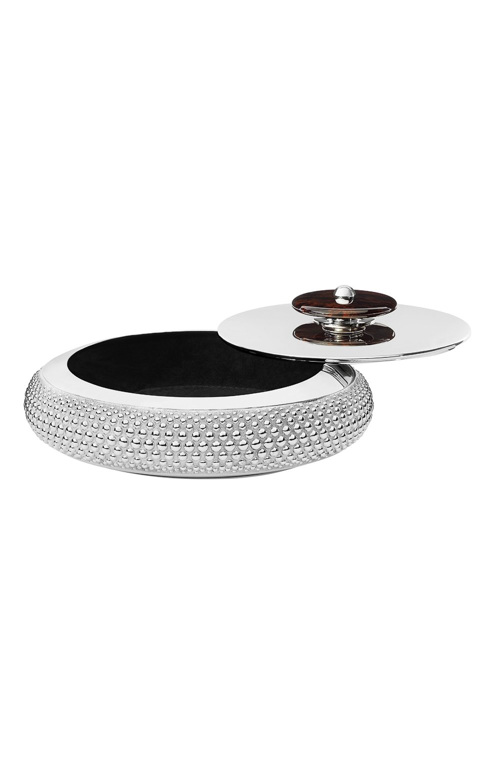 Шкатулка perles CHRISTOFLE серебряного цвета, арт. 04255006 | Фото 2 (Интерьер_коллекция: Perles (Silver Plated); Статус проверки: Проверена категория; Ограничения доставки: fragile-2)