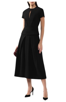 Женская топ ROLAND MOURET черного цвета по цене 46850 руб., арт. PW19/S0688/F2196 | Фото 2 Женская топ ROLAND MOURET черного цвета, арт. PW19/S0688/F2196 | Фото 2