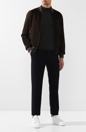 Мужской кашемировая водолазка GIORGIO ARMANI темно-серого цвета по цене 96450 руб., арт. 6ZSM41/SM05Z | Фото 2 Мужской кашемировая водолазка GIORGIO ARMANI темно-серого цвета, арт. 6ZSM41/SM05Z | Фото 2 (Длина (для топов): Стандартные; Статус проверки: Проверено, Проверена категория; Мужское Кросс-КТ: Водолазка-одежда; Рукава: Длинные; Материал внешний: Шерсть, Кашемир; Принт: Без принта)