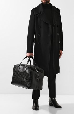 Мужская кожаная дорожная сумка cube BURBERRY черного цвета по цене 165000 руб., арт. 8012657 | Фото 2 Мужская кожаная дорожная сумка cube BURBERRY черного цвета, арт. 8012657 | Фото 2