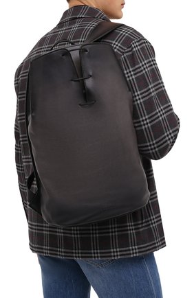 Мужской кожаный рюкзак BERLUTI черного цвета, арт. M183326 | Фото 2 (Статус проверки: Проверена категория, Проверено; Материал: Натуральная кожа; Размер: large; Стили: Классический)