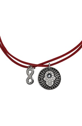 Женский браслет hamsa hand SWAROVSKI красного цвета по цене 5480 руб., арт. 5504682 | Фото 3 Женский браслет hamsa hand SWAROVSKI красного цвета, арт. 5504682 | Фото 3