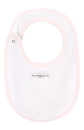 Детский комплект из 3-х нагрудников GIVENCHY розового цвета по цене 16500 руб., арт. H98058 | Фото 3 Детский комплект из 3-х нагрудников GIVENCHY розового цвета, арт. H98058 | Фото 3 (Материал: Текстиль, Хлопок; Статус проверки: Проверено, Проверена категория)