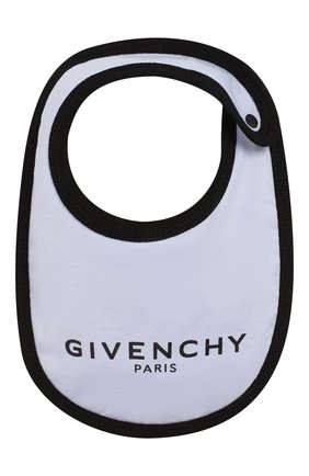 Детский комплект из 3-х нагрудников GIVENCHY голубого цвета по цене 10400 руб., арт. H98058 | Фото 2 Детский комплект из 3-х нагрудников GIVENCHY голубого цвета, арт. H98058 | Фото 2