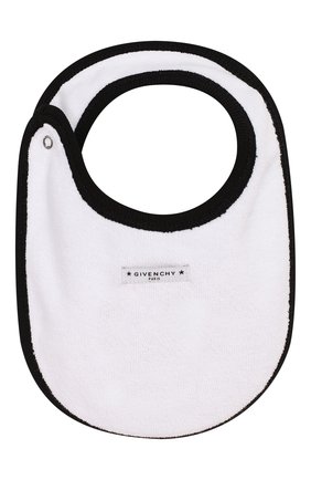 Детский комплект из 3-х нагрудников GIVENCHY голубого цвета по цене 10400 руб., арт. H98058 | Фото 3 Детский комплект из 3-х нагрудников GIVENCHY голубого цвета, арт. H98058 | Фото 3