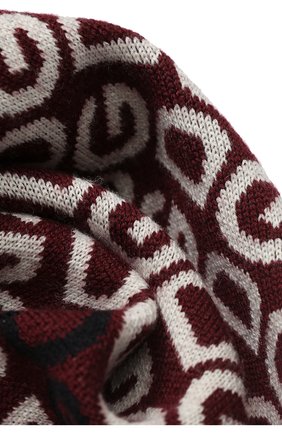 Детский шарф из шерсти и кашемира DOLCE & GABBANA бордового цвета по цене 12600 руб., арт. LBKA32/JAVSL | Фото 2 Детский шарф из шерсти и кашемира DOLCE & GABBANA бордового цвета, арт. LBKA32/JAVSL | Фото 2