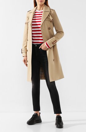 Женские кожаные кроссовки TOD’S черного цвета по цене 47300 руб., арт. XXW80A0W592JUS | Фото 2 Женские кожаные кроссовки TOD’S черного цвета, арт. XXW80A0W592JUS | Фото 2