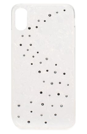 Мужской чехол для iphone xs max BLING MY THING белого цвета по цене 2990 руб., арт. IPXS-L-MW-WH-BLK | Фото 1 Мужской чехол для iphone xs max BLING MY THING белого цвета, арт. IPXS-L-MW-WH-BLK | Фото 1