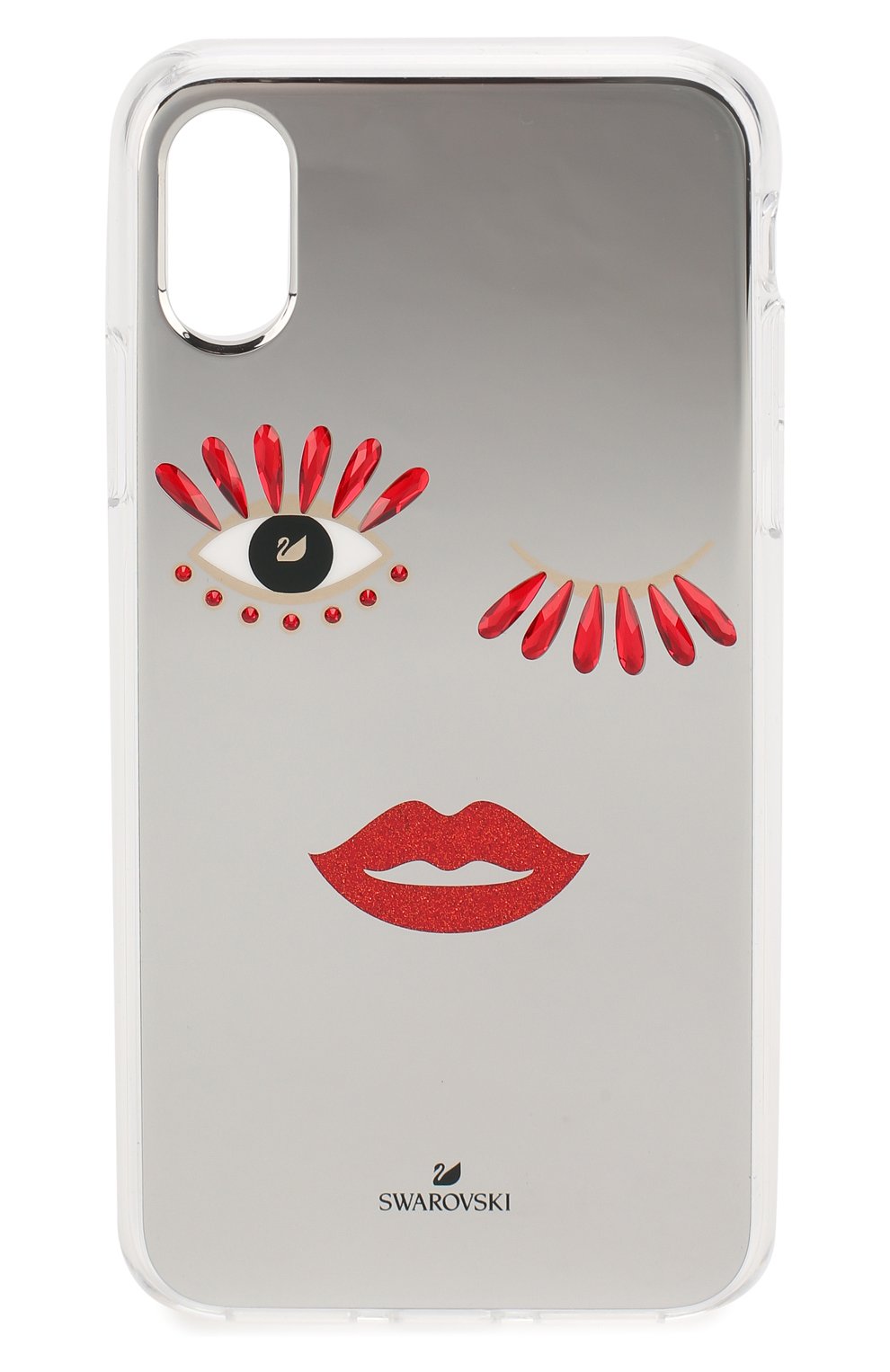 Мужской чехол для iphone x/xs SWAROVSKI серого цвета, арт. 5507694 | Фото 1