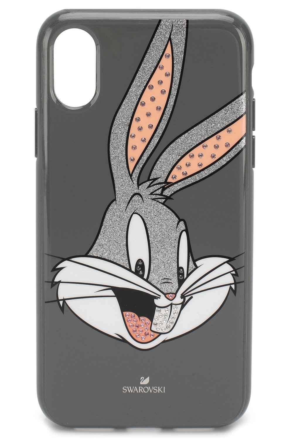 Мужской чехол для iphone x/xs SWAROVSKI серого цвета, арт. 5499822 | Фото 1