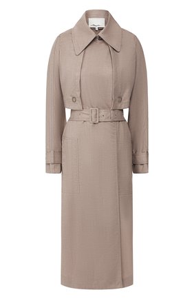 Женский плащ с поясом 3.1 PHILLIP LIM бежевого цвета по цене 74700 руб., арт. P191-8896WFB | Фото 1 Женский плащ с поясом 3.1 PHILLIP LIM бежевого цвета, арт. P191-8896WFB | Фото 1