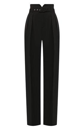 Женские брюки с поясом REDVALENTINO черного цвета по цене 37150 руб., арт. SR0RB1A0/00J | Фото 1 Женские брюки с поясом REDVALENTINO черного цвета, арт. SR0RB1A0/00J | Фото 1