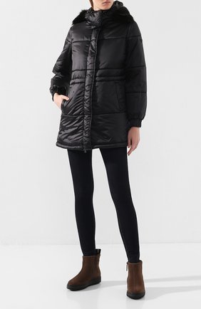Женский утепленная куртка EMPORIO ARMANI черного цвета по цене 25450 руб., арт. 6G2L77/2NUNZ | Фото 2 Женский утепленная куртка EMPORIO ARMANI черного цвета, арт. 6G2L77/2NUNZ | Фото 2