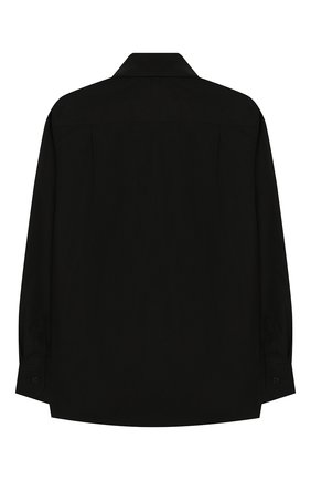 Детская хлопковая рубашка DOLCE & GABBANA черного цвета по цене 16200 руб., арт. L42S95/G7SR0/8-14 | Фото 2 Детская хлопковая рубашка DOLCE & GABBANA черного цвета, арт. L42S95/G7SR0/8-14 | Фото 2
