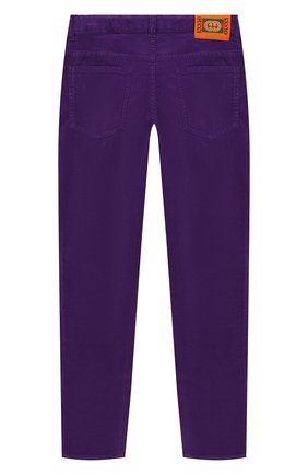 Детские джинсы GUCCI фиолетового цвета по цене 30950 руб., арт. 572183/XDAN0 | Фото 2 Детские джинсы GUCCI фиолетового цвета, арт. 572183/XDAN0 | Фото 2 (Материал внешний: Хлопок; Статус проверки: Проверена категория, Проверено; Девочки Кросс-КТ: Брюки-одежда; Детали: Однотонный; Ростовка одежда: 10 - 11 лет | 140 - 146см, 12 лет | 152 см, 4 года | 104 см, 5 лет | 110 см, 6 лет | 116 см, 8 лет | 128 см)
