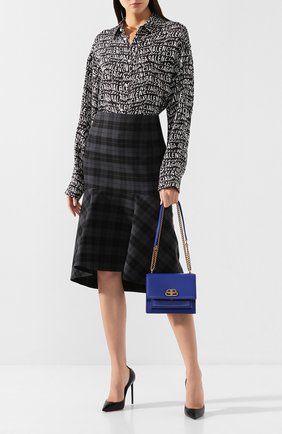 Женская сумка sharp s BALENCIAGA синего цвета по цене 117000 руб., арт. 580641/0D22M | Фото 2 Женская сумка sharp s BALENCIAGA синего цвета, арт. 580641/0D22M | Фото 2