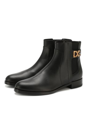 Женские кожаные ботинки rodeo DOLCE & GABBANA черного цвета по цене 71600 руб., арт. CT0596/A3444 | Фото 1 Женские кожаные ботинки rodeo DOLCE & GABBANA черного цвета, арт. CT0596/A3444 | Фото 1
