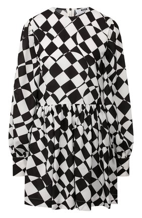 Женское платье MSGM черно-белого цвета по цене 49000 руб., арт. 2742MDA142 195855 | Фото 1 Женское платье MSGM черно-белого цвета, арт. 2742MDA142 195855 | Фото 1