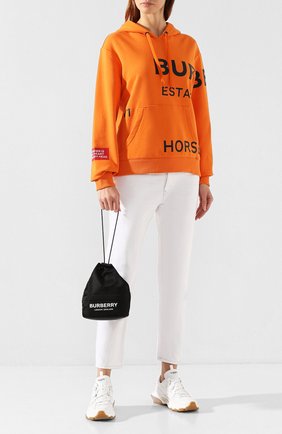 Женская сумка phoebe BURBERRY черного цвета по цене 37200 руб., арт. 8015045 | Фото 2 Женская сумка phoebe BURBERRY черного цвета, арт. 8015045 | Фото 2 (Материал: Текстиль; Размер: small; Сумки-технические: Сумки через плечо)