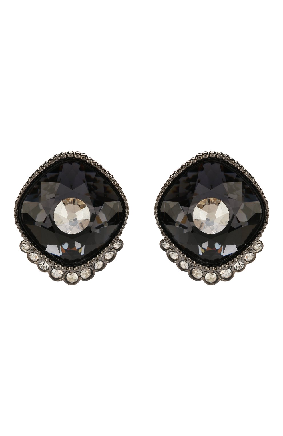 Женские серьги black baroque SWAROVSKI черного цвета, арт. 5485656 | Фото 1