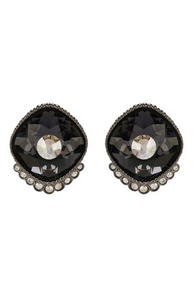 Женские серьги black baroque SWAROVSKI черного цвета по цене 5980 руб., арт. 5485656 | Фото 1 Женские серьги black baroque SWAROVSKI черного цвета, арт. 5485656 | Фото 1