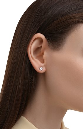 Женские серьги attract SWAROVSKI серебряного цвета по цене 3790 руб., арт. 5509936 | Фото 2 Женские серьги attract SWAROVSKI серебряного цвета, арт. 5509936 | Фото 2