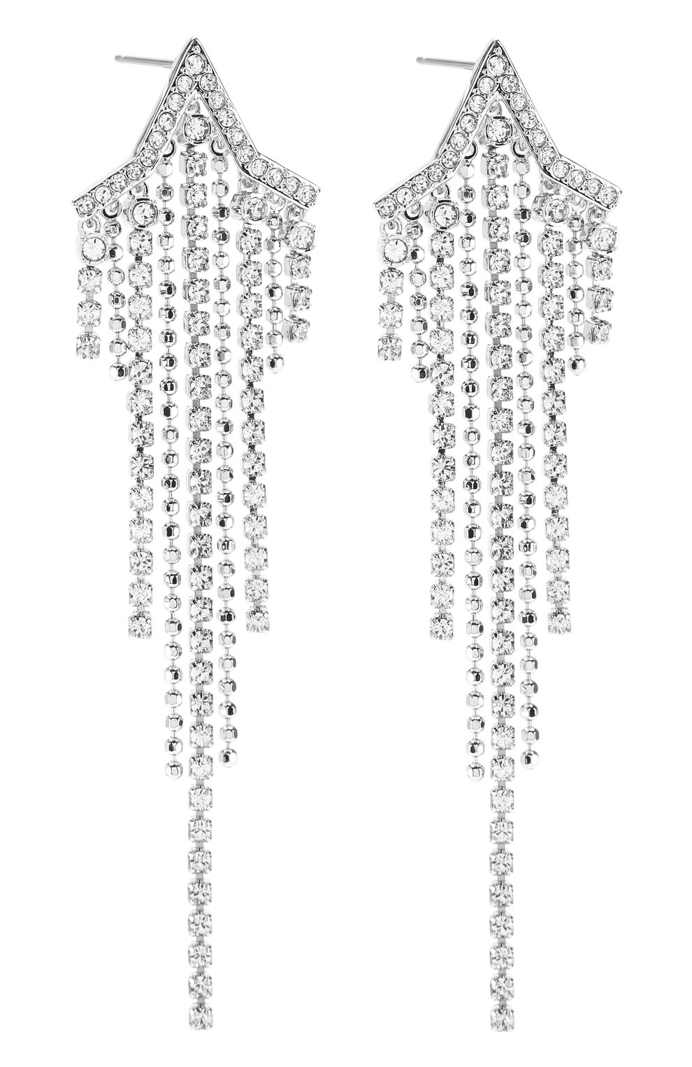 Женские серьги fit star SWAROVSKI серебряного цвета по цене 9480 руб., арт. 5492758 | Фото 3 Женские серьги fit star SWAROVSKI серебряного цвета, арт. 5492758 | Фото 3