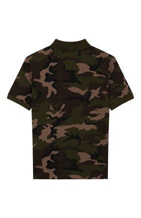 Детское хлопковое поло POLO RALPH LAUREN хаки цвета по цене 6185 руб., арт. 323761646 | Фото 2 Детское хлопковое поло POLO RALPH LAUREN хаки цвета, арт. 323761646 | Фото 2