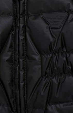 Детского пуховый комбинезон EMPORIO ARMANI темно-синего цвета по цене 20850 руб., арт. 6GHP20/4NHHZ | Фото 3 Детского пуховый комбинезон EMPORIO ARMANI темно-синего цвета, арт. 6GHP20/4NHHZ | Фото 3