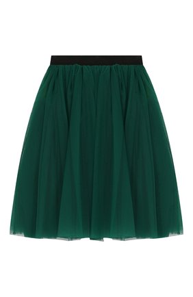 Детская юбка DOLCE & GABBANA зеленого цвета по цене 22350 руб., арт. L53I44/HLMMR/2-6 | Фото 2 Детская юбка DOLCE & GABBANA зеленого цвета, арт. L53I44/HLMMR/2-6 | Фото 2