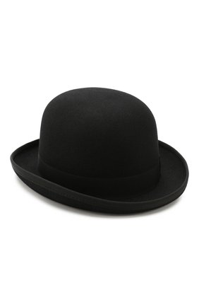 Мужская шерстяная шляпа DOLCE & GABBANA черного цвета, арт. GH775A/GEL12 | Фото 2 (Материал: Шерсть, Текстиль; Статус проверки: Проверено, Проверена категория)