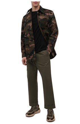 Мужская хлопковая футболка BURBERRY черного цвета по цене 16700 руб., арт. 8014020 | Фото 2 Мужская хлопковая футболка BURBERRY черного цвета, арт. 8014020 | Фото 2