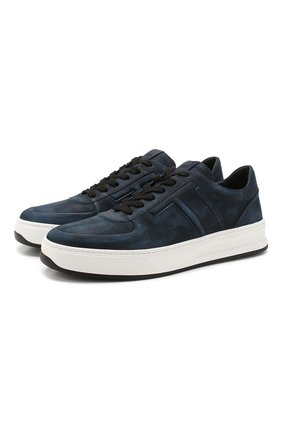 Мужские кожаные кеды TOD’S темно-синего цвета по цене 42850 руб., арт. XXM79B0BS10FL1 | Фото 1 Мужские кожаные кеды TOD’S темно-синего цвета, арт. XXM79B0BS10FL1 | Фото 1
