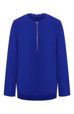 Женская блузка из вискозы STELLA MCCARTNEY синего цвета по цене 43950 руб., арт. 341360/SCA06 | Фото 1 Женская блузка из вискозы STELLA MCCARTNEY синего цвета, арт. 341360/SCA06 | Фото 1