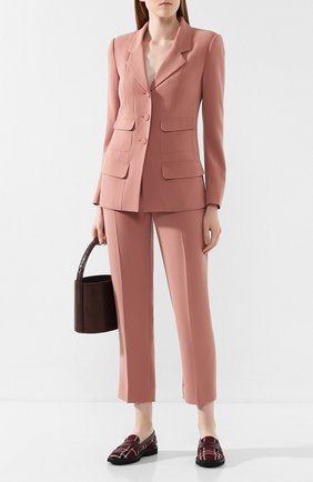 Женские брюки со стрелками DIANE VON FURSTENBERG розового цвета по цене 33750 руб., арт. 13249DVF | Фото 2 Женские брюки со стрелками DIANE VON FURSTENBERG розового цвета, арт. 13249DVF | Фото 2