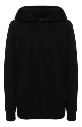 Женская кашемировое худи DOLCE & GABBANA черного цвета по цене 94800 руб., арт. FX551T/JAWQU | Фото 1 Женская кашемировое худи DOLCE & GABBANA черного цвета, арт. FX551T/JAWQU | Фото 1