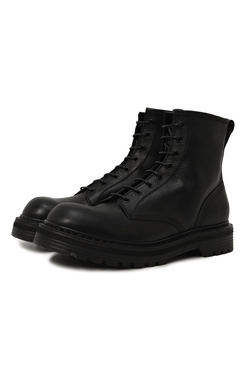 Мужские кожаные ботинки PREMIATA черного цвета, арт. 31543/V0LANAT0 | Фото 1 (Материал внешний: Кожа; Мужское Кросс-КТ: Ботинки-обувь, Байкеры-обувь; Материал внутренний: Натуральная кожа; Материал утеплителя: Без утеплителя; Подошва: Массивная; Статус проверки: Проверена категория)