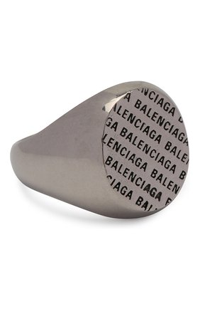 Мужское кольцо BALENCIAGA серебряного цвета по цене 0 руб., арт. 582431/TZ99I | Фото 1 Мужское кольцо BALENCIAGA серебряного цвета, арт. 582431/TZ99I | Фото 1 (Материал: Металл)