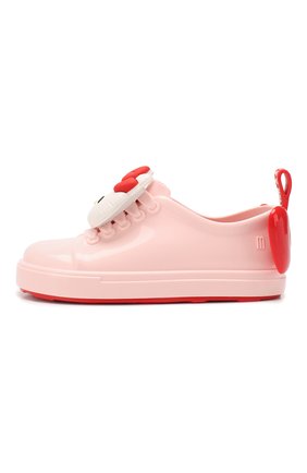 Детские кеды MELISSA розового цвета, арт. 32613 | Фото 2 (Материал внешний: Экокожа; Статус проверки: Требуются правки, Проверена категория; Девочки Кросс-КТ: Обувь-низкие)
