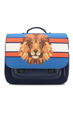 Детская портфель JEUNE PREMIER синего цвета по цене 13300 руб., арт. ITD-19118 FW19/20 | Фото 1 Детская портфель JEUNE PREMIER синего цвета, арт. ITD-19118 FW19/20 | Фото 1