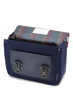 Детская портфель JEUNE PREMIER синего цвета по цене 13300 руб., арт. ITD-19118 FW19/20 | Фото 3 Детская портфель JEUNE PREMIER синего цвета, арт. ITD-19118 FW19/20 | Фото 3