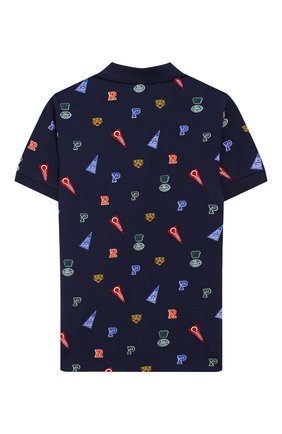 Детское хлопковое поло POLO RALPH LAUREN темно-синего цвета по цене 5415 руб., арт. 322749977 | Фото 2 Детское хлопковое поло POLO RALPH LAUREN темно-синего цвета, арт. 322749977 | Фото 2