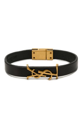 Женский кожаный браслет SAINT LAURENT черного цвета по цене 19950 руб., арт. 559355/0IH0J | Фото 1 Женский кожаный браслет SAINT LAURENT черного цвета, арт. 559355/0IH0J | Фото 1