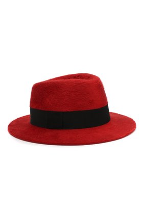 Женская фетровая шляпа SAINT LAURENT красного цвета по цене 65800 руб., арт. 580332/3YA58 | Фото 1 Женская фетровая шляпа SAINT LAURENT красного цвета, арт. 580332/3YA58 | Фото 1